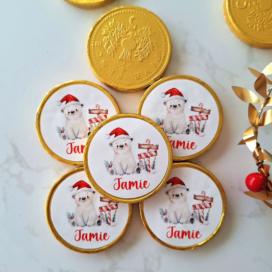5 x Personalised Chocolate Gift for Christmas, Stocking Fillers for Kids