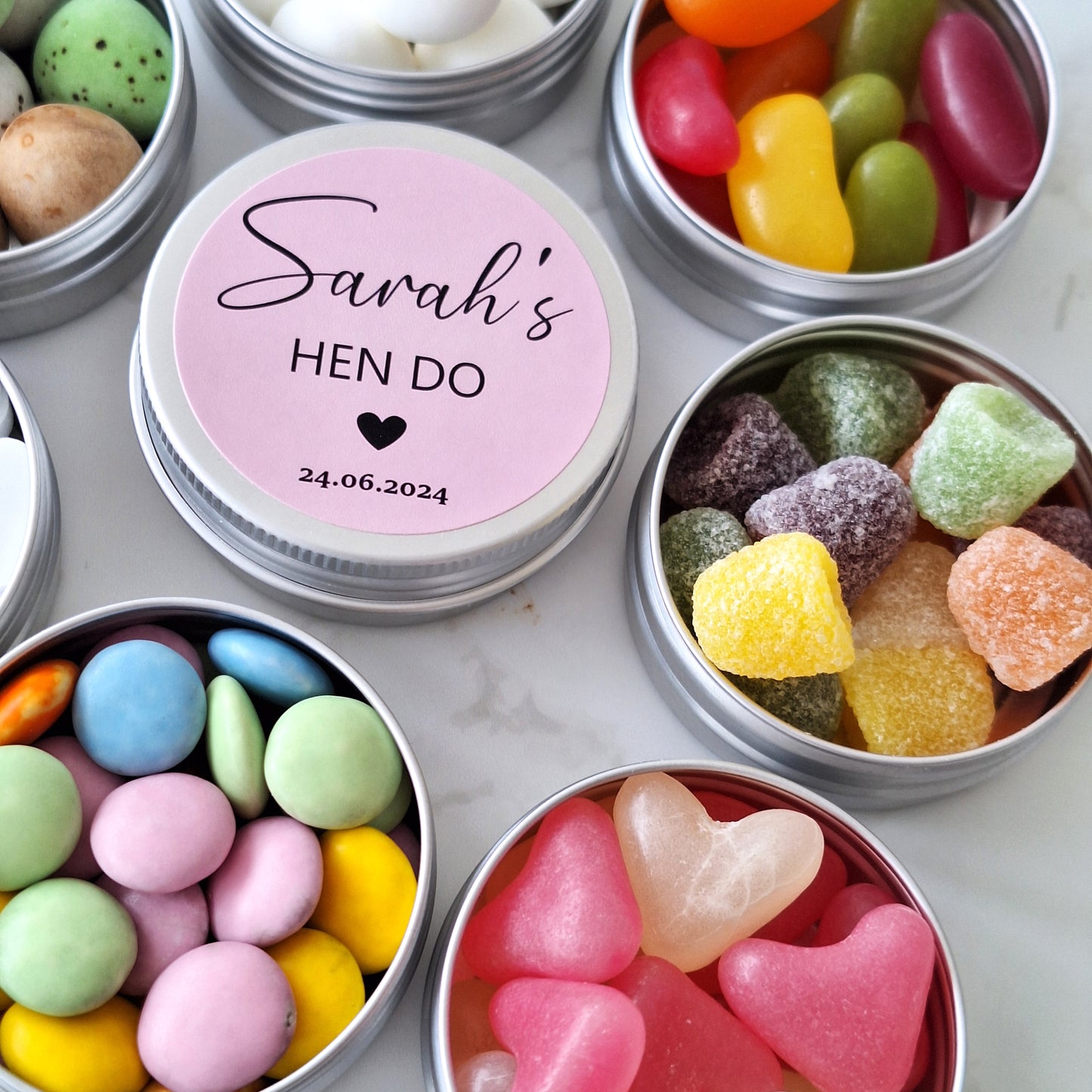 Personalised Hen Party Favours, Pre Filled Sweet Hen Do Favors