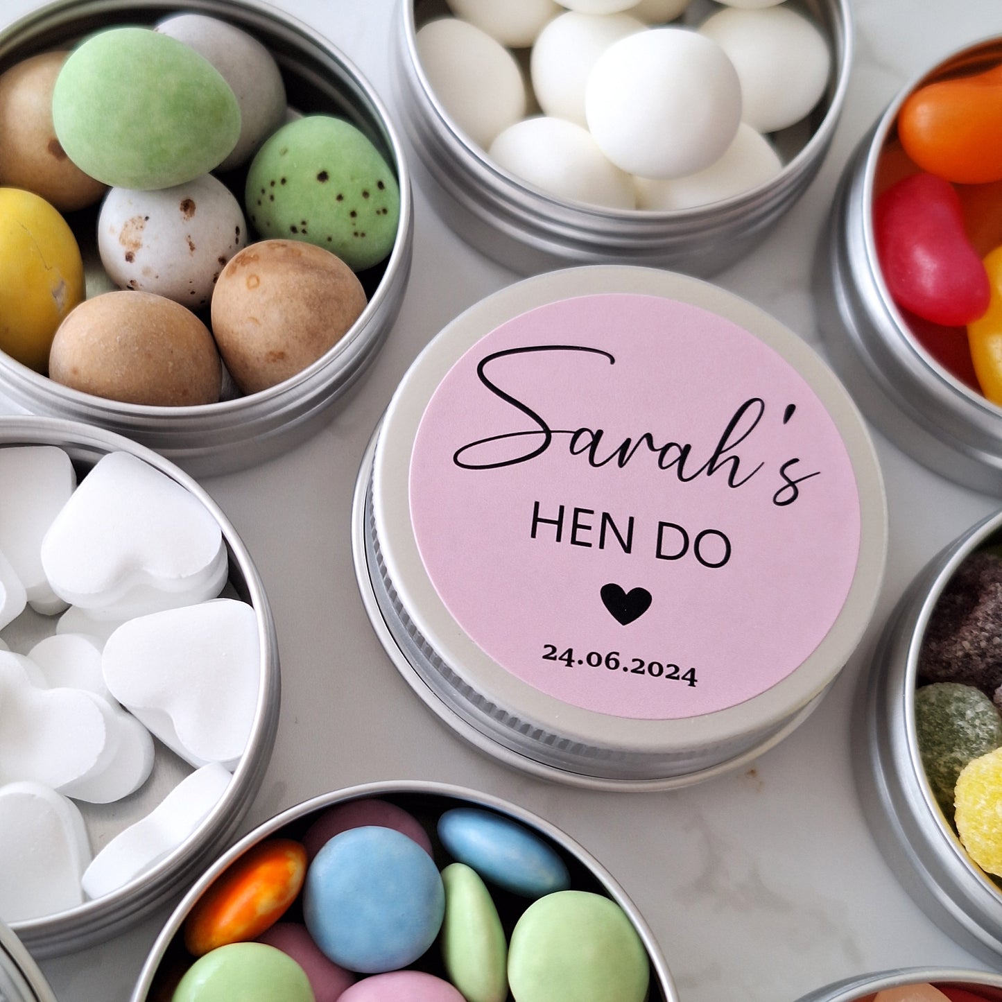 Personalised Hen Party Favours, Pre Filled Sweet Hen Do Favors