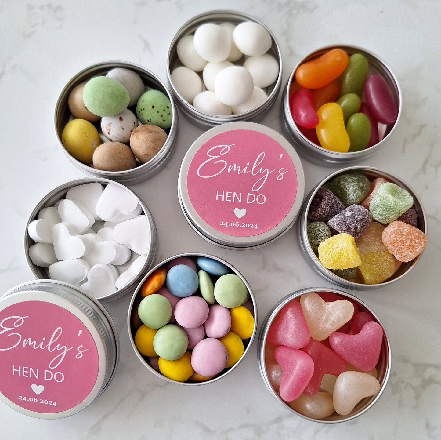 Personalised Hen Party Favours, Pre Filled Sweet Hen Do Favors