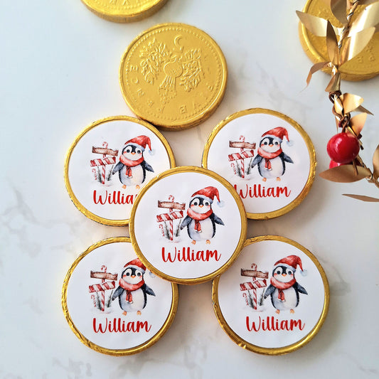 5 x Personalised Chocolate Gift for Christmas, Stocking Fillers for Kids
