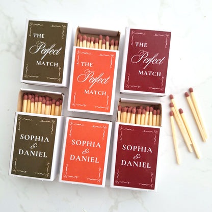 Personalised Wedding Matchbox Favours