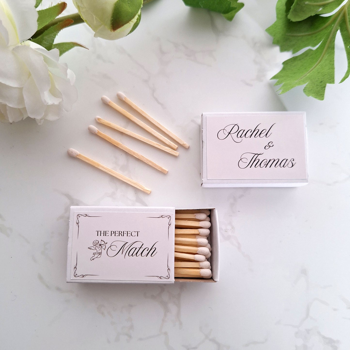 Personalised Wedding Matchbox Favours