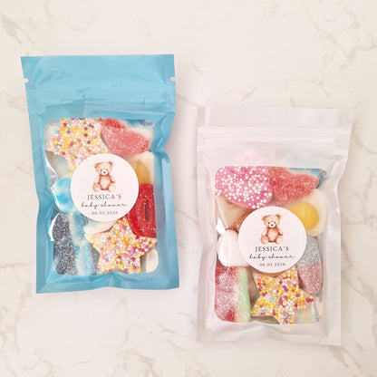 Personalised Baby Shower Favours – Custom Sweet Pouches