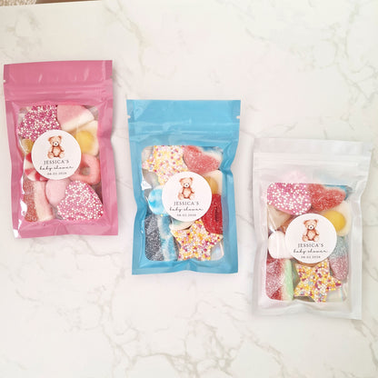 Personalised Baby Shower Favours – Custom Sweet Pouches