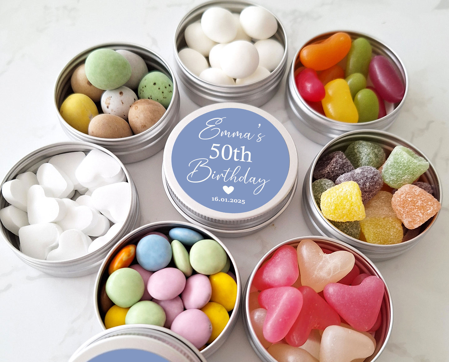 ANY AGE Personalised 50th Birthday Party Favours for Adults