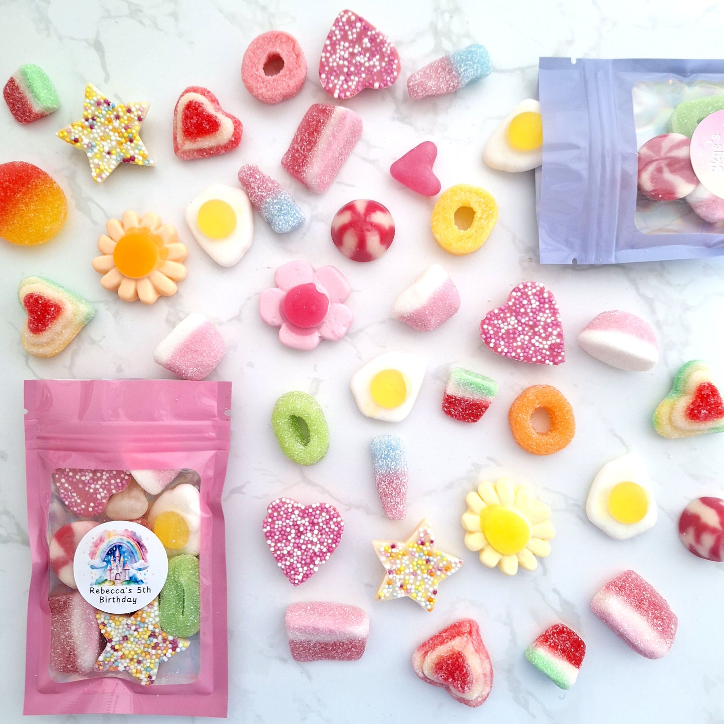 Personalised Hen Party Favours – Sweet Pouches for Guests
