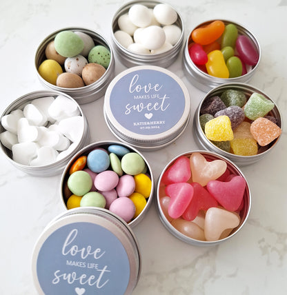 Personalised Wedding Sweet Favours - Pre-Filled Treat Bags for Guests