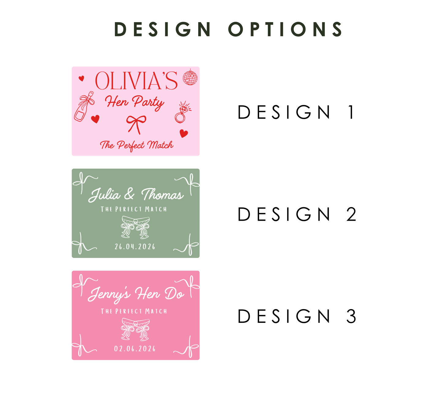 Personalised Hen Party Favours – Custom Matchbox Gifts for Hen Do Guests