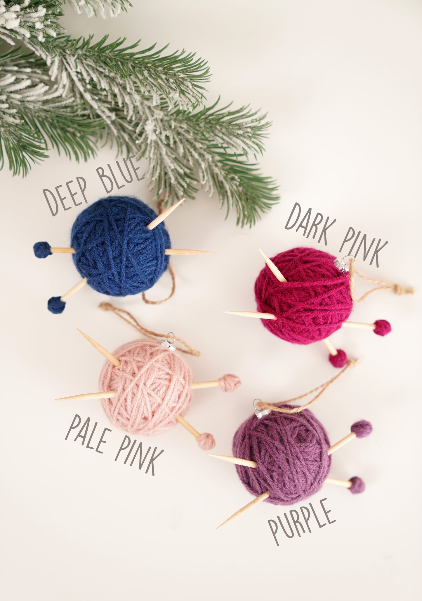 Handmade Christmas Ornament Gift for Knitter, Nanny, Grandma, Mum